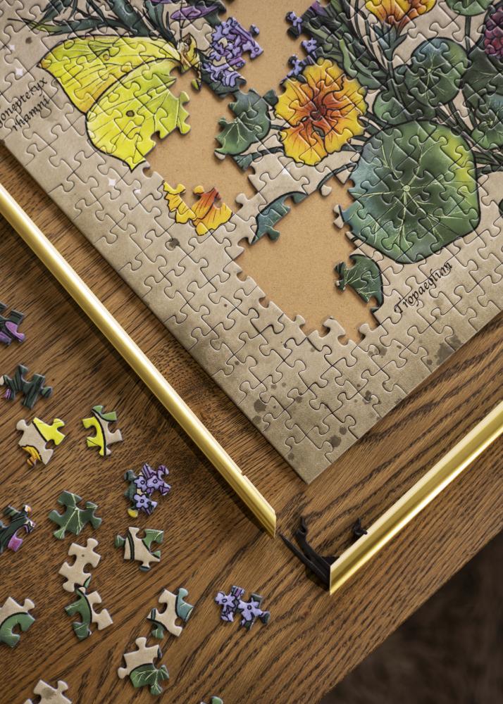 Pusleraam Kuldne 50x70 cm