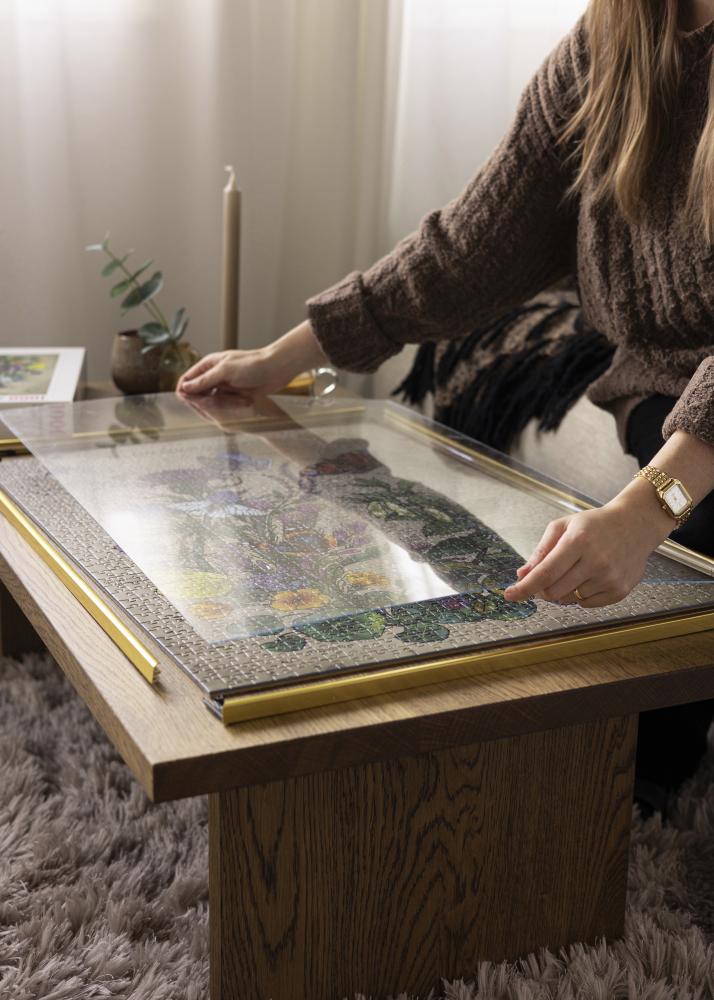 Pusleraam Kuldne 50x70 cm