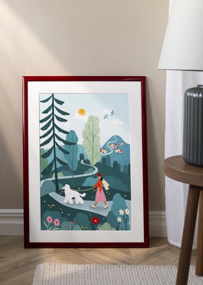 Raam Dorset Akrüülklaas Tumepunane 21x29,7 cm (A4)