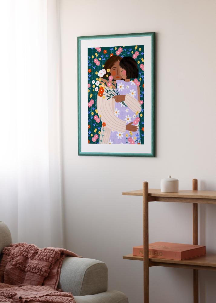 Raam Cornwall Akrüülklaas Tume Roheline 40x50 cm