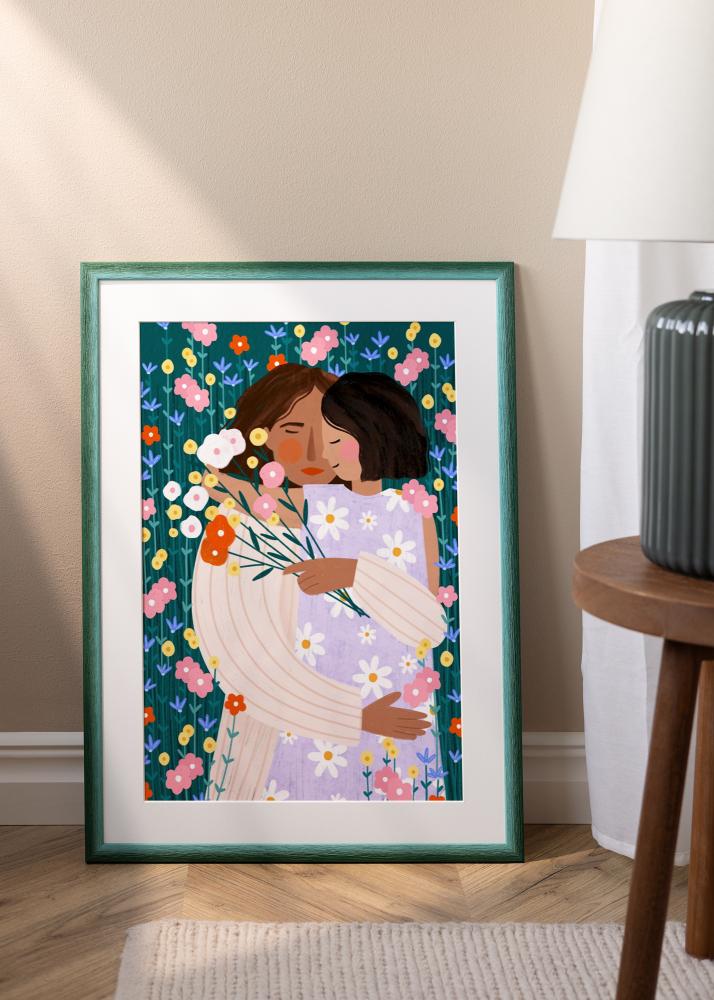 Raam Cornwall Akrüülklaas Tume Roheline 40x50 cm