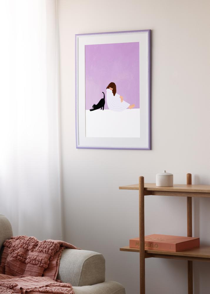 Raam Cornwall Akrüülklaas Hele lilla 40x50 cm