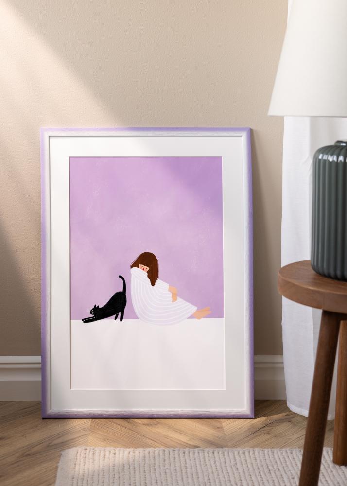 Raam Cornwall Akrüülklaas Hele lilla 40x50 cm