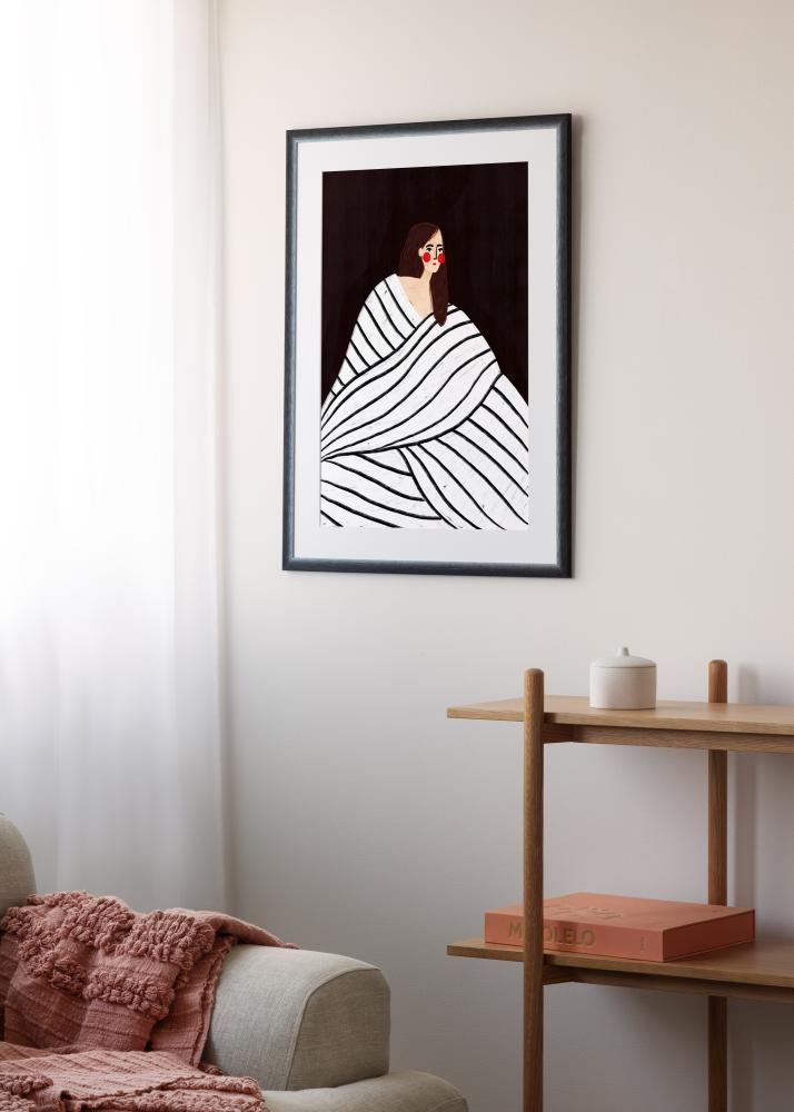 Raam Cornwall Akrüülklaas Must 20x30 cm