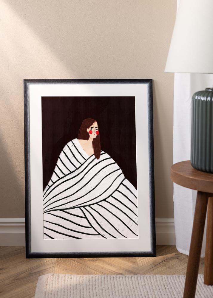 Raam Cornwall Akrüülklaas Must 20x30 cm