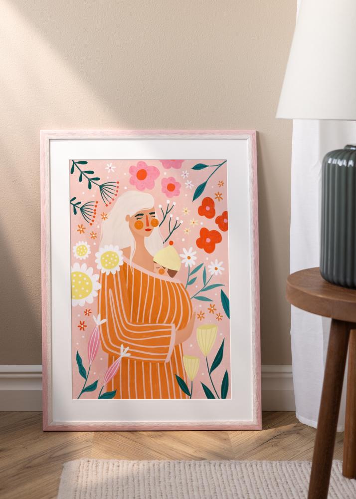 Raam Cornwall Akrüülklaas Roosa 40x50 cm