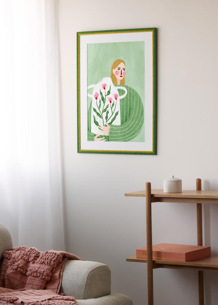 Raam Cornwall Akrüülklaas Roheline 30x30 cm