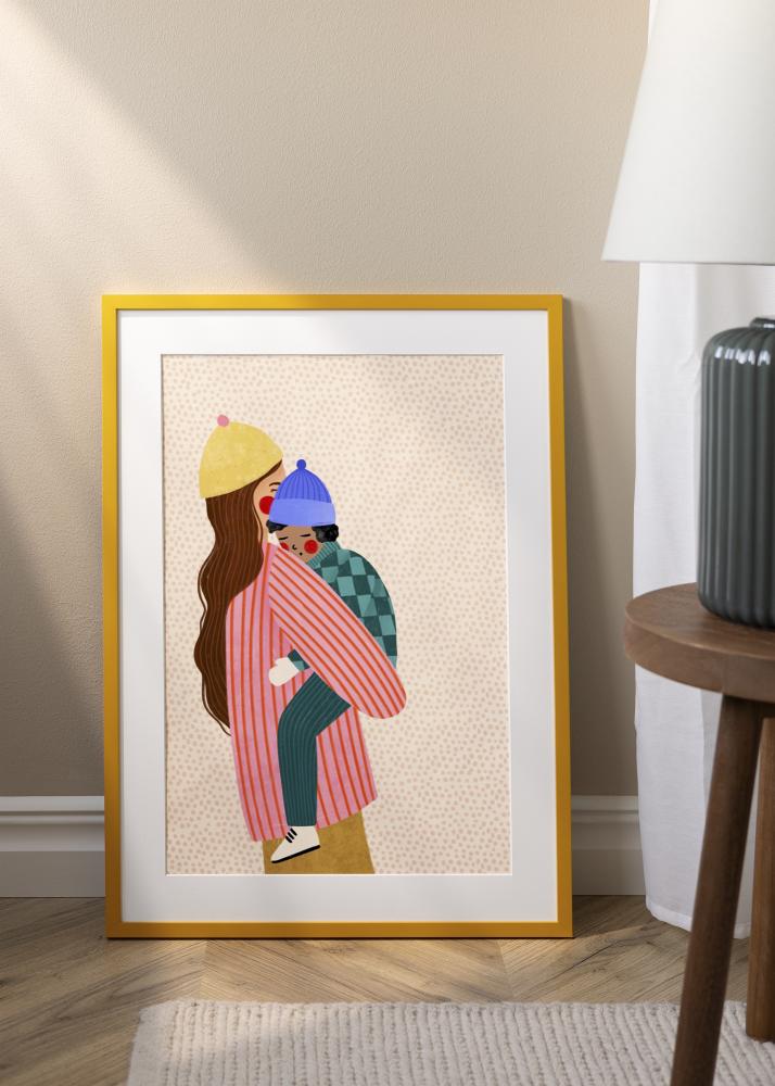 Raam Kent Akrüülklaas Kuld 21x29,7 cm (A4)