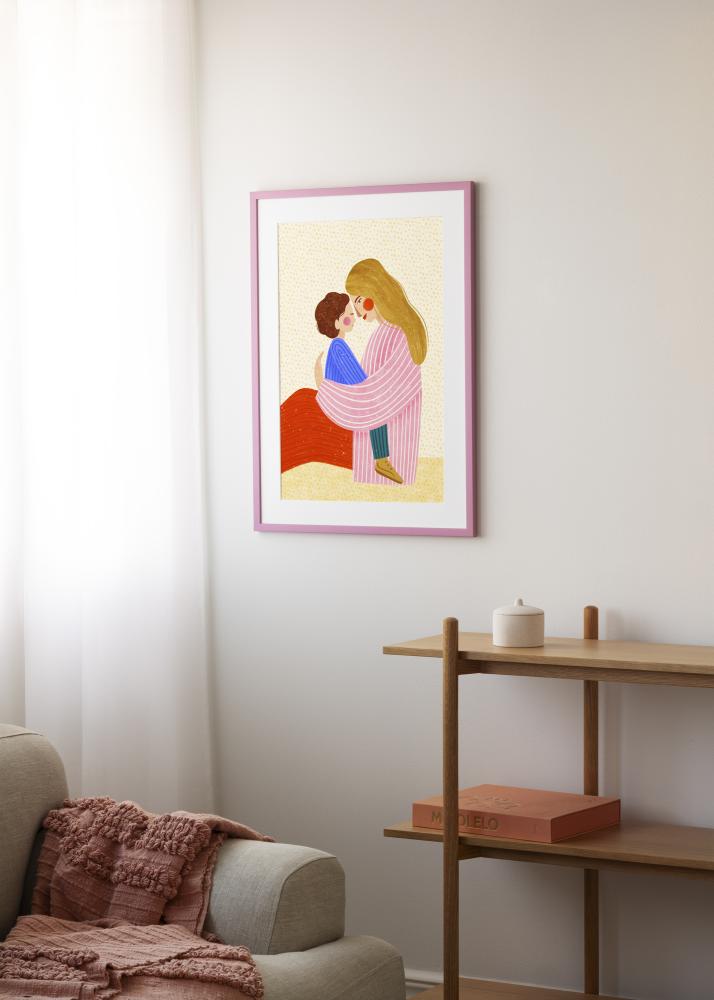 Raam Kent Akrüülklaas Roosa 21x29.7 cm (A4)