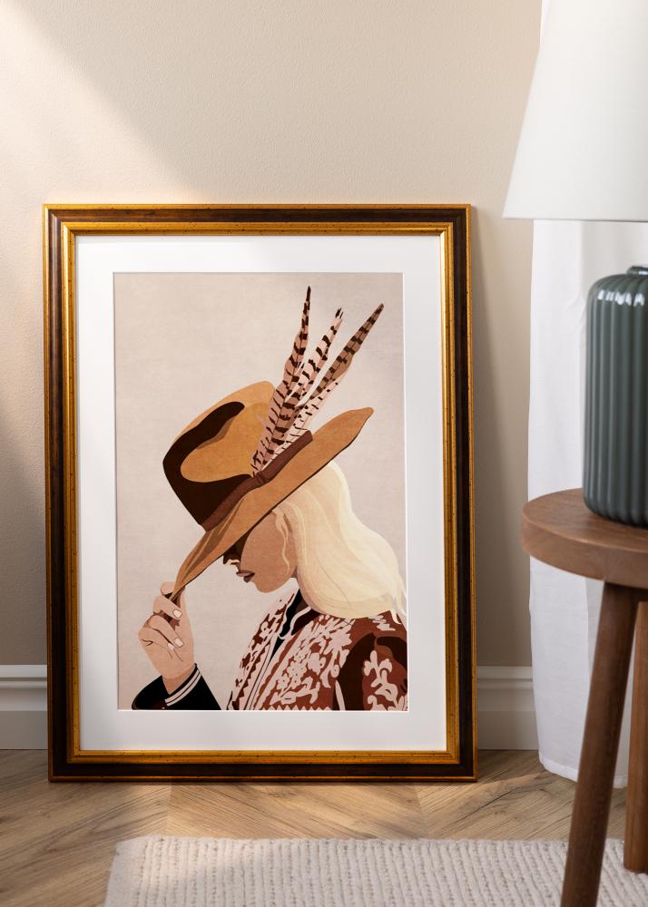 Raam Aberystwyth Akrüülklaas Kuld 42x59.4 cm (A2)