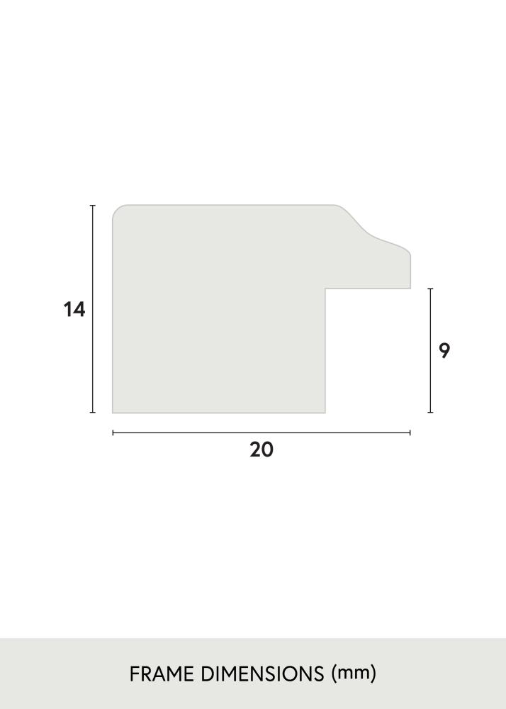 Raam Whitby Akrüülklaas Sinine 30x30 cm