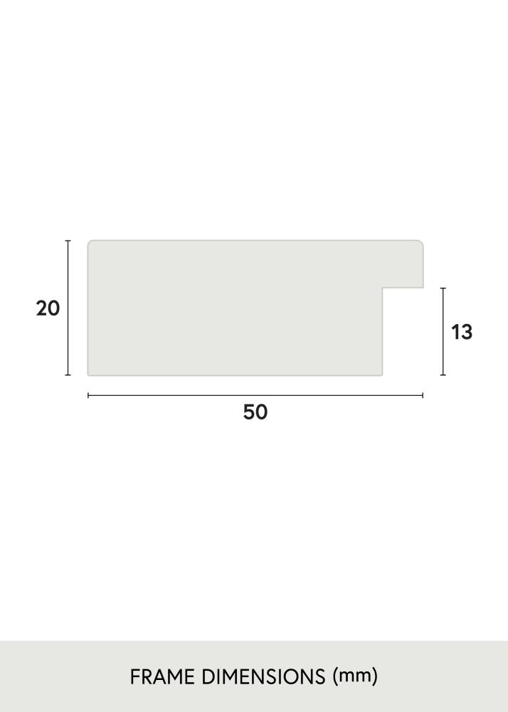 Raam Pembrokeshire Akrüülklaas Tamm 40x40 cm