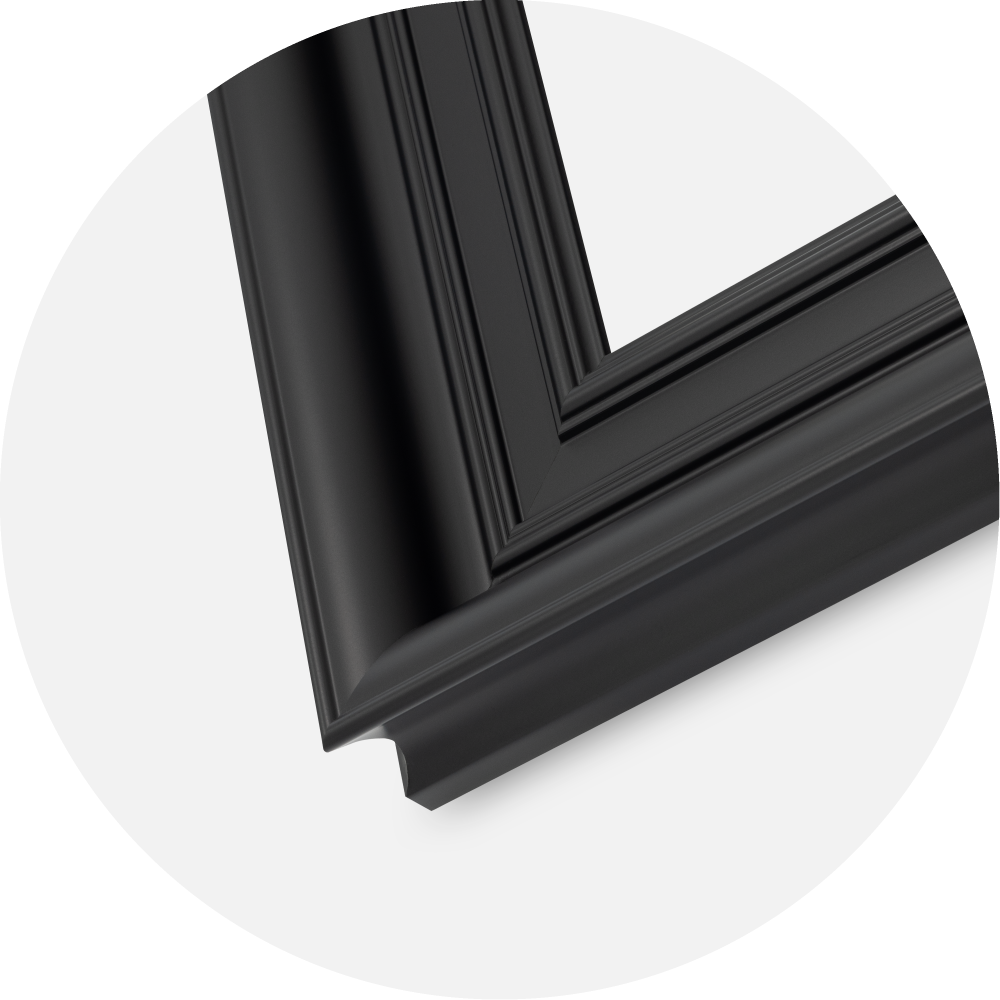 Raam Scarborough Akrüülklaas Must 21x29.7 cm (A4)