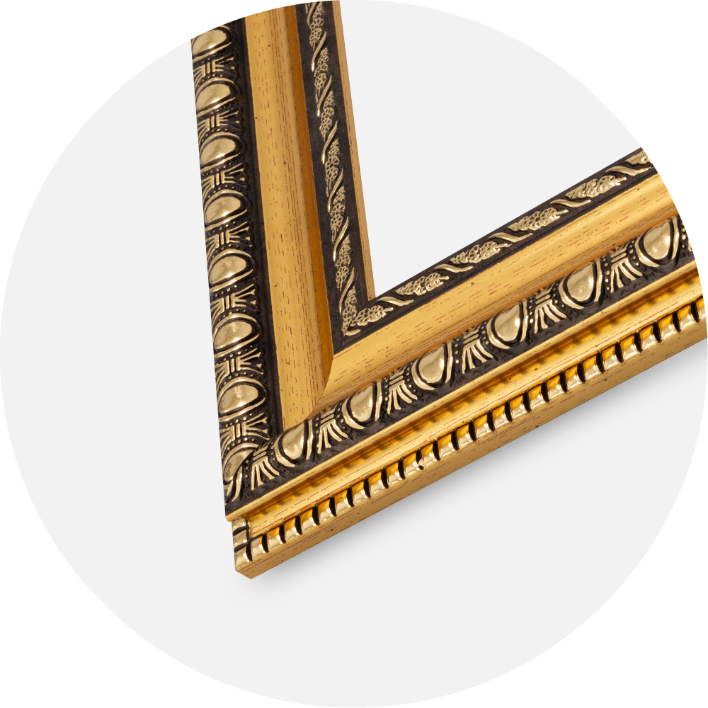 Raam Ornato Akrüülklaas Kuld 21x29.7 cm (A4)