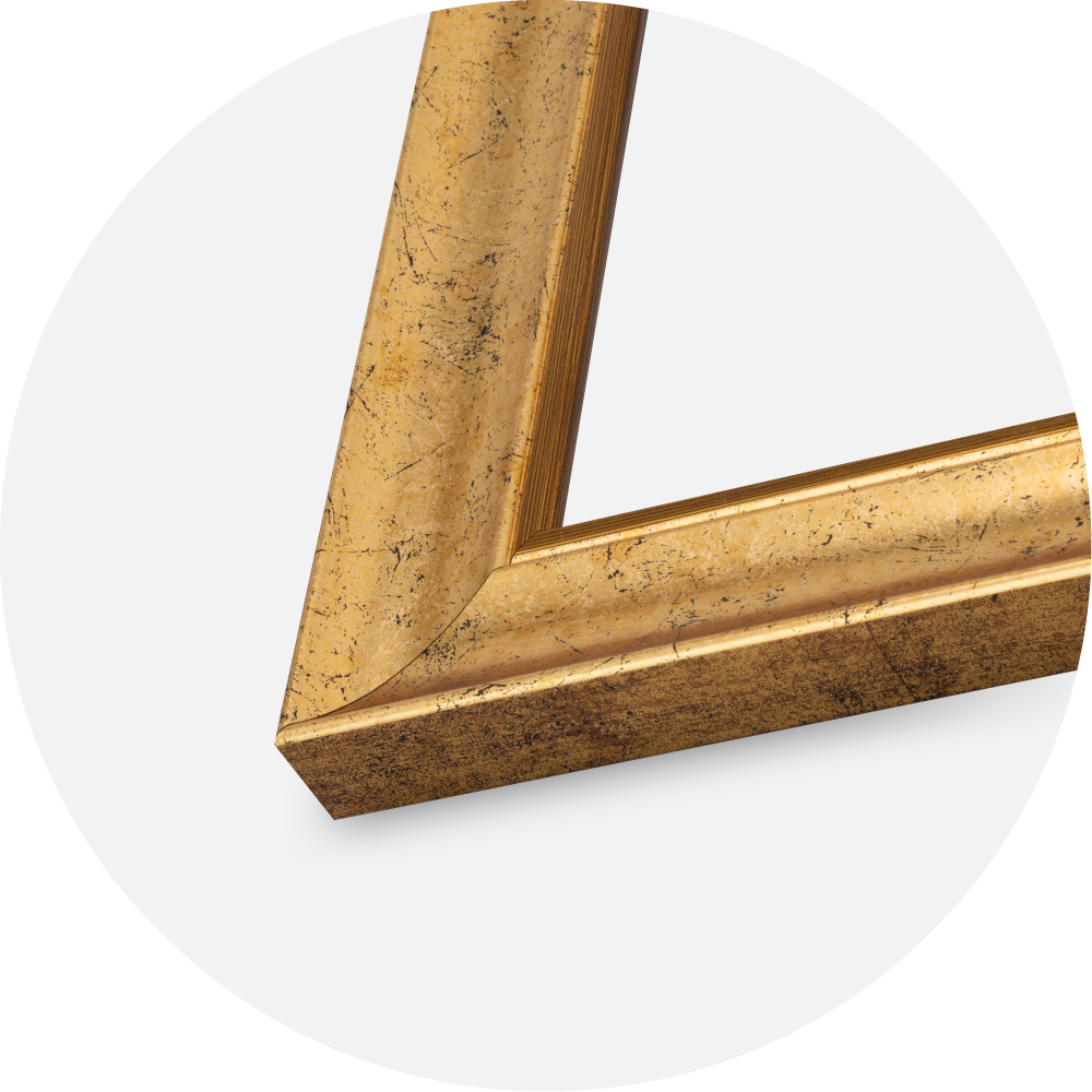 Raam Conca Akrüülklaas Kuld 29.7x42 cm (A3)