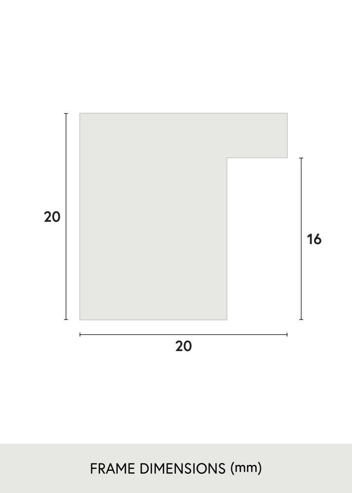 Raam Salisbury Akrüülklaas Tamm 59,4x84,1 cm (A1)