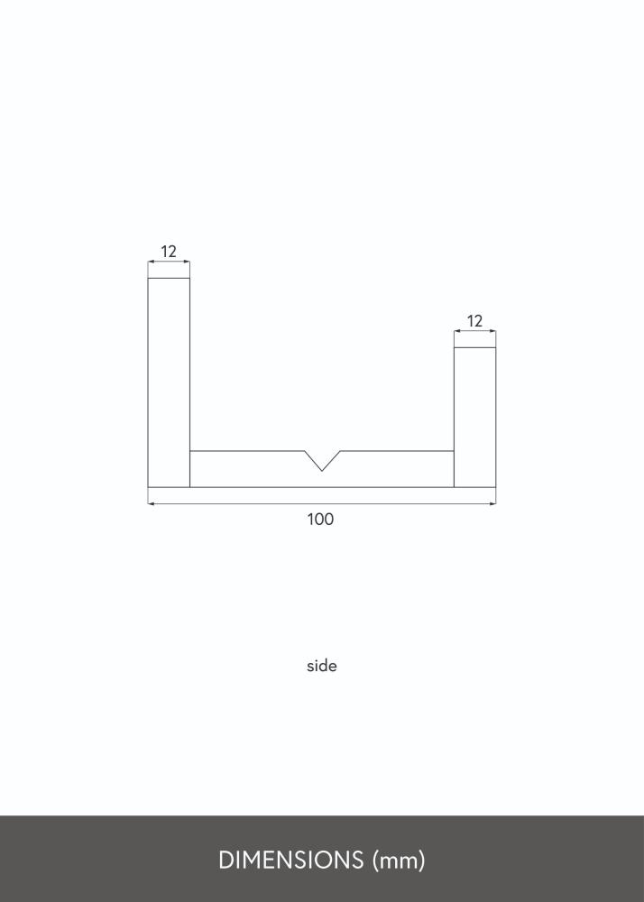 KAILA Pildiriiul Must 120 cm
