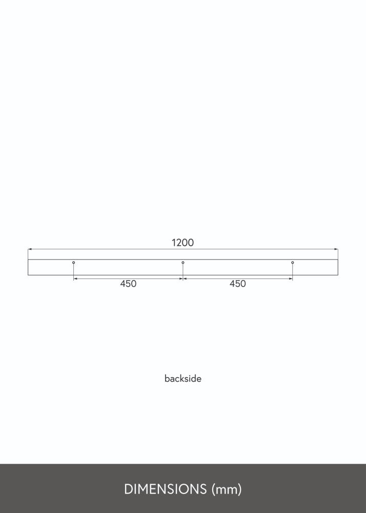 KAILA Pildiriiul Valge 120 cm