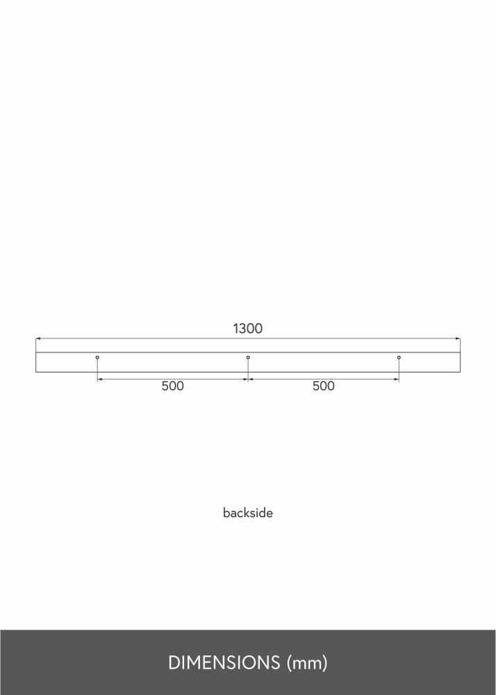 KAILA Pildiriiul Must 130 cm