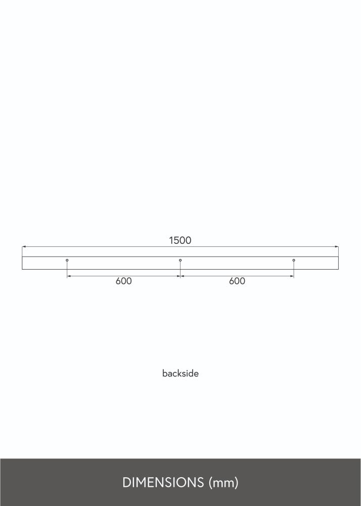 KAILA Pildiriiul Valge 150 cm