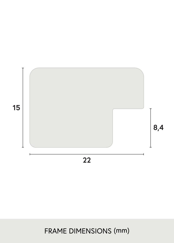 Raam Uppsala hobedane 50x50 cm