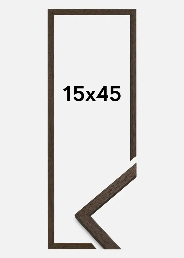Raam Edsbyn Akruulklaas pahkel 15x45 cm