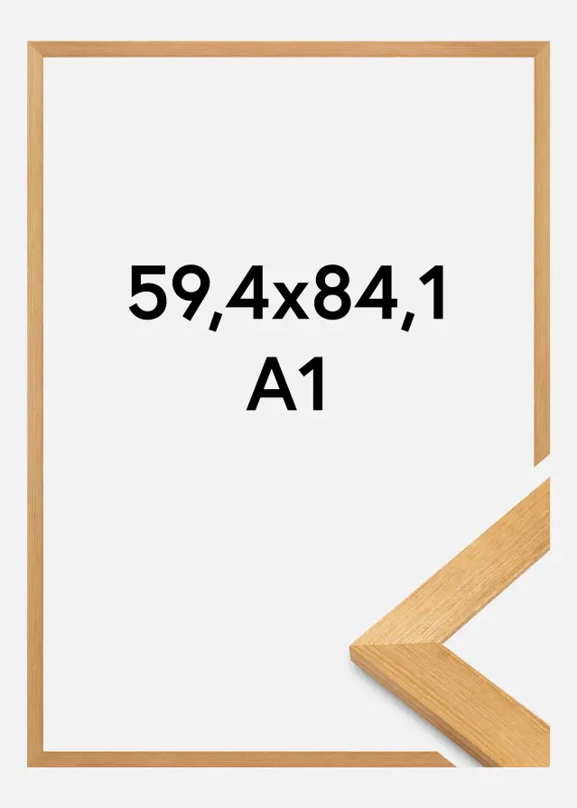 Raam Sandra Akrüülklaas Massiiv tamm 59,4x84,1 cm (A1)