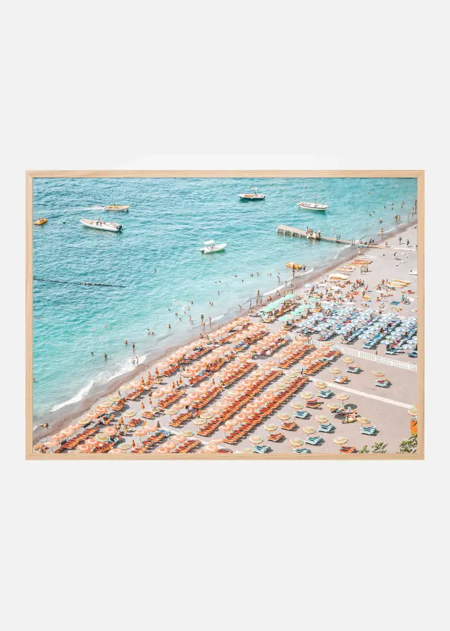Positano Beach Plakat