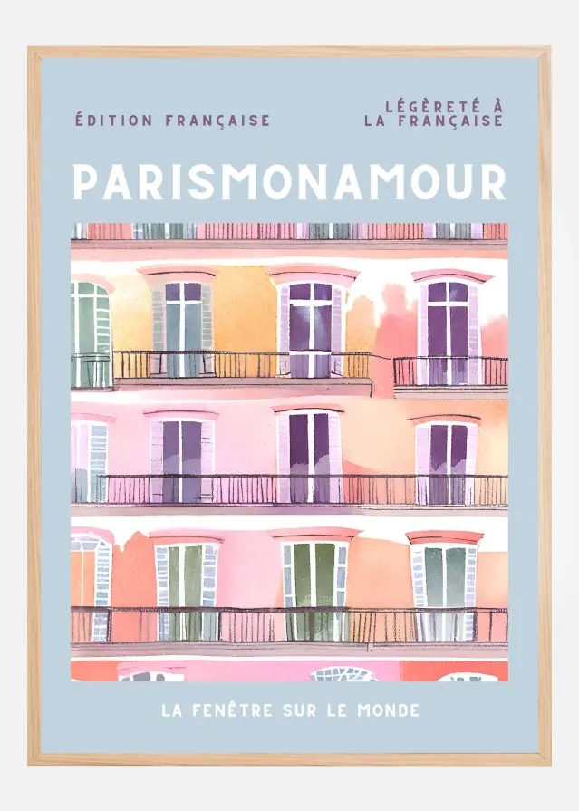 Paris mon Amour Plakat