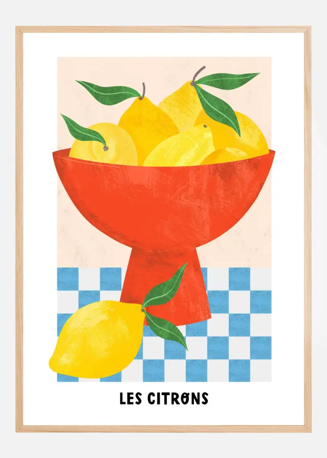 Les Citrons Plakat