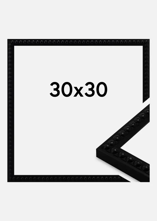 Raam Perla Akrüülklaas Black 30x30 cm