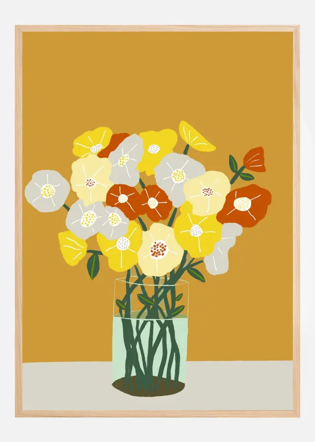 Vase of Flowers Plakat