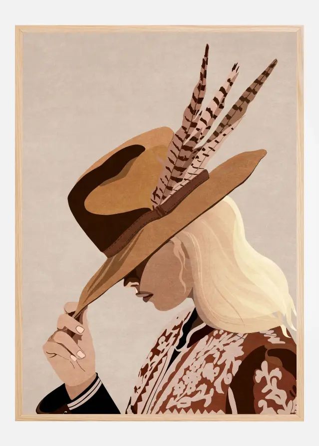 Feathered Elegance Plakat