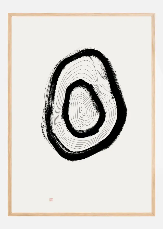 The Rings Of Suminagashi Plakat