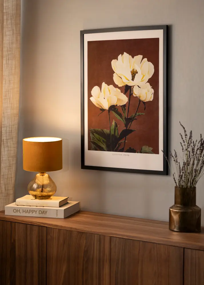 Raam BGA Classic Must 24x30 cm - paspartuu Valge 14x20 cm