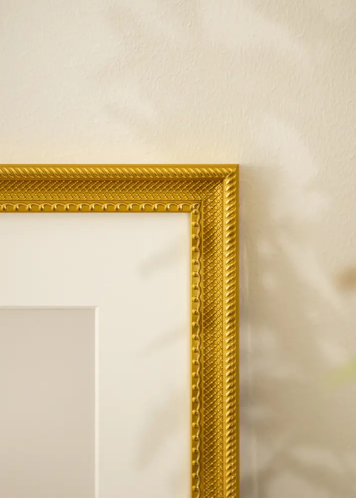 Raam Lattice Kuldne 60x80 cm - paspartuu Valge 52x72 cm