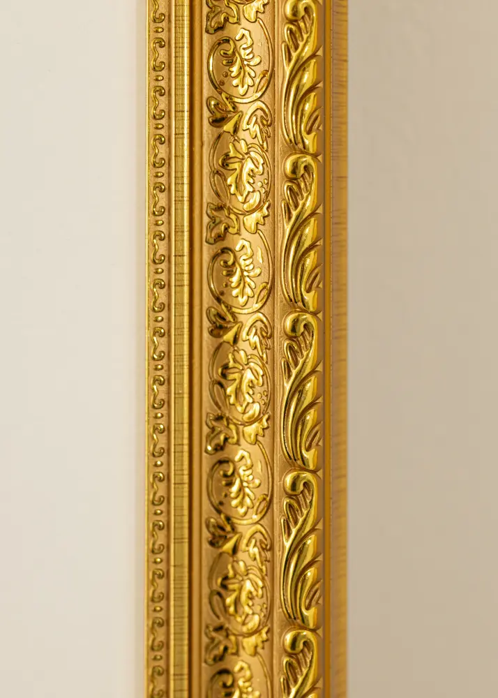 Raam Ornate Kuldne 60x80 cm - paspartuu Valge 52x72 cm