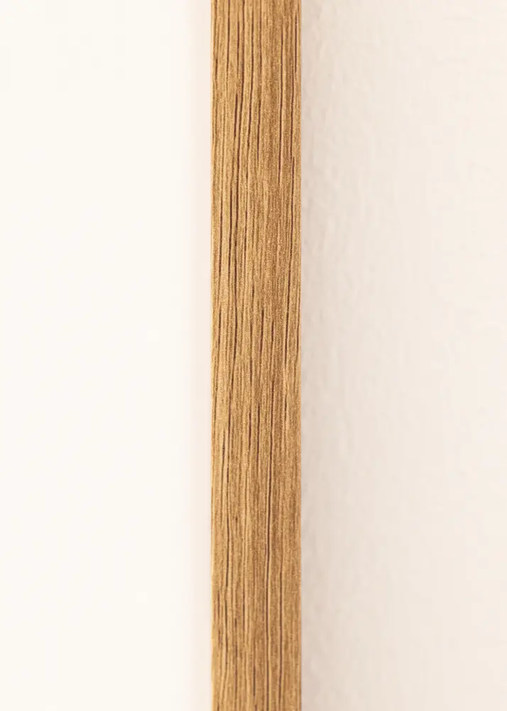 Raam Modern Teak 30x40 cm - paspartuu Valge 21x29,7 cm