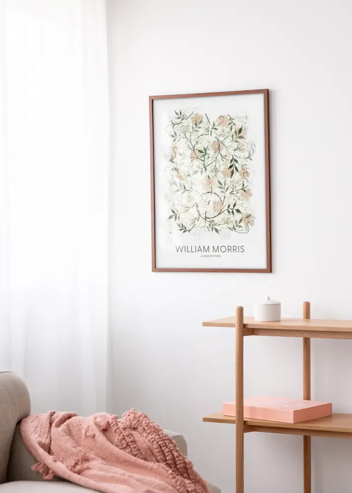 Raam Modern Soe Pruun 20x30 cm - paspartuu Valge 15x22 cm