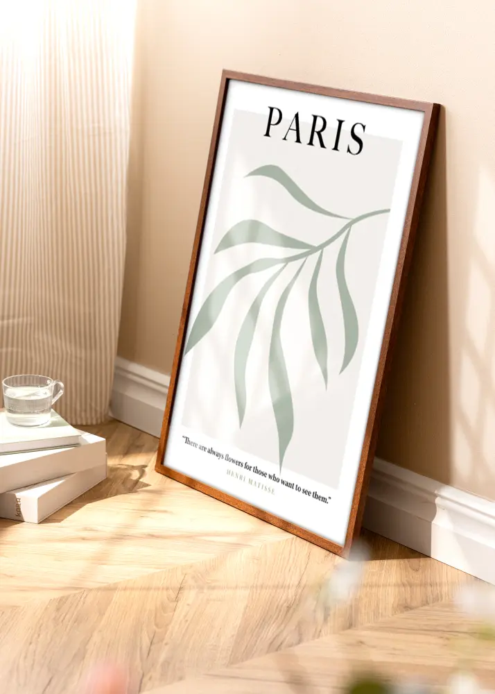 Raam Modern Soe Pruun 20x30 cm - paspartuu Valge 15x22 cm
