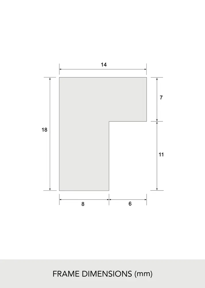 Raam Massiv Tamm 60x80 cm - paspartuu Valge 52x72 cm