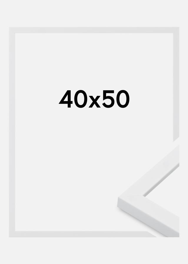 Raam Oban Akrüülklaas Valge 40x50 cm