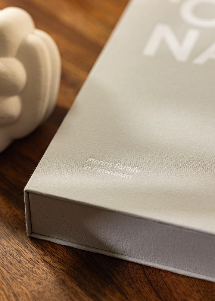 KAILA 'OHANA - Coffee Table Photo Album (60 musta lehekülge / 30 lehte)