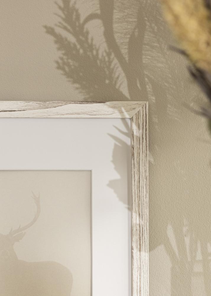 Raam stiilne vanaaegne White 30x40 cm