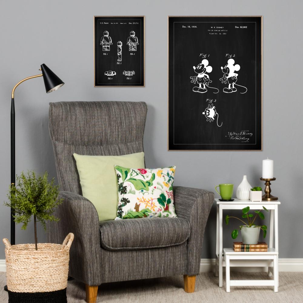 Patenteeritud joonistus - Lego sees - muster Plakat