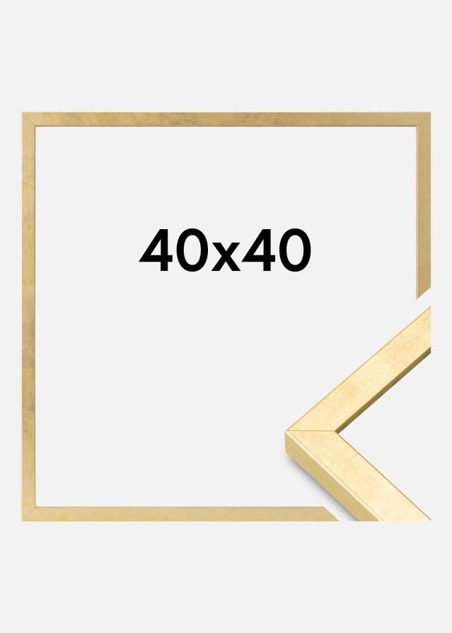 Raam Ares Akruulklaas kuldne 40x40 cm