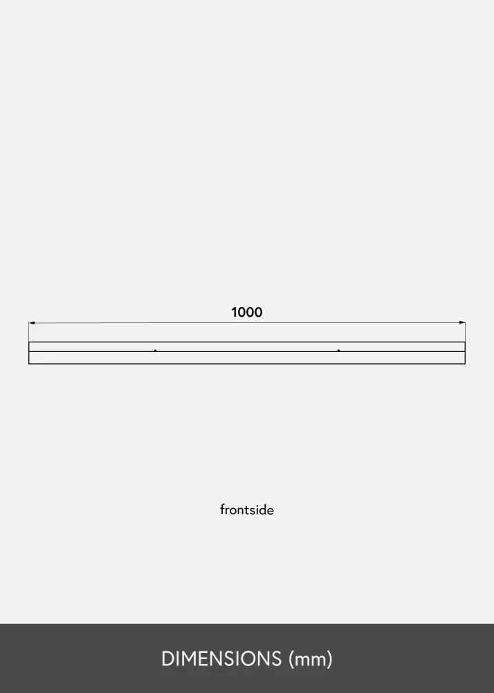 Pildi riiul muster 100 cm