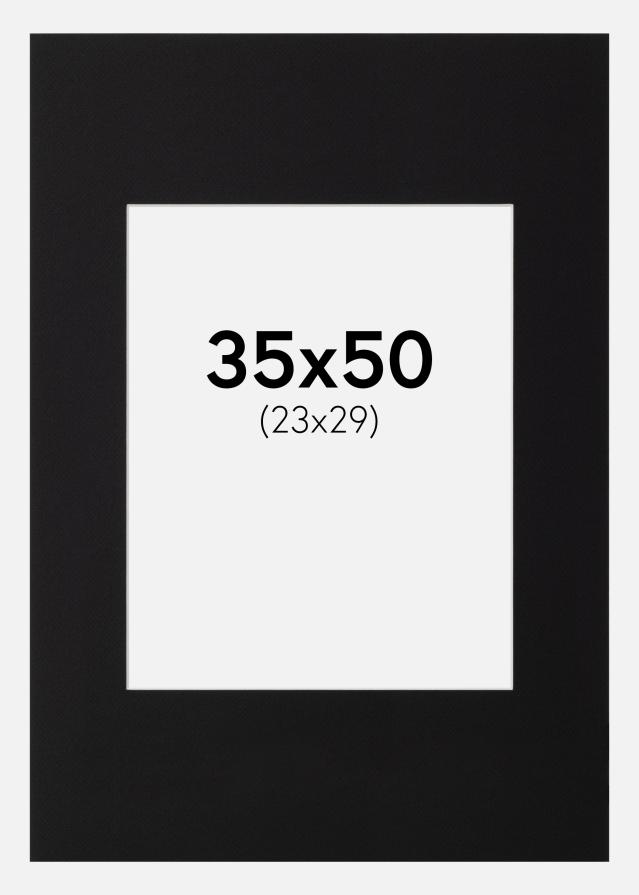 Paspartuu Canson muster Valge äär 35x50 cm (23x29)