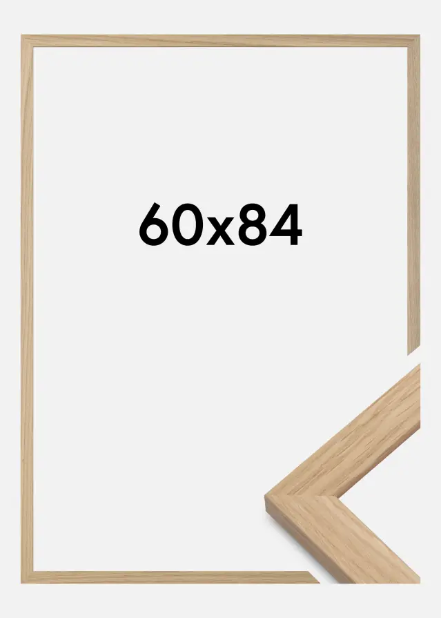 Raam Oak Wood Akruulklaas 60x84 cm