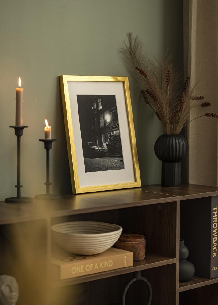 Raam Blocky Akruulklaas kuldne 84,1x118,9 cm (A0)